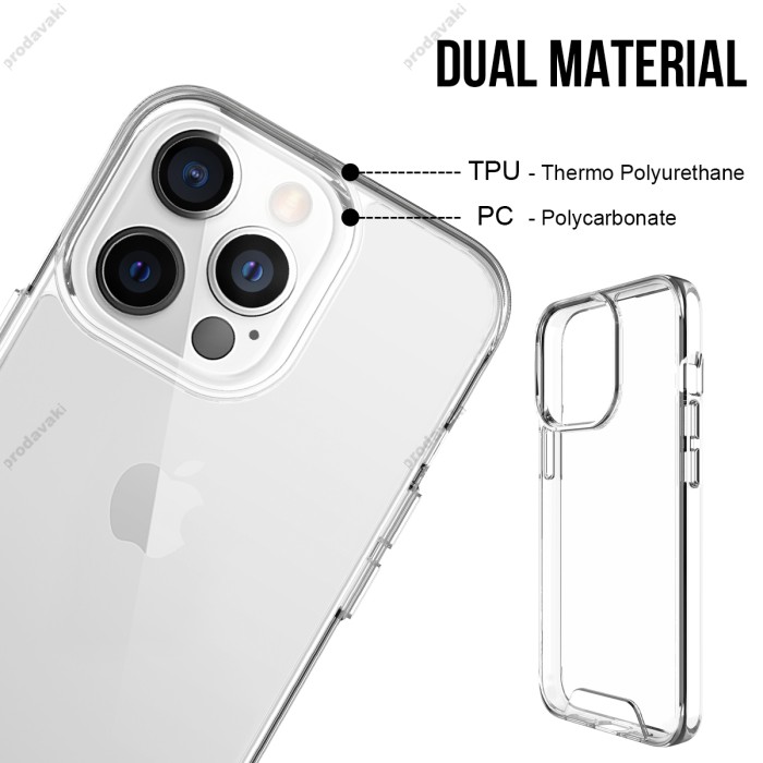 Чохол Space Collection Drop Protection для iPhone 15 Plus прозорий