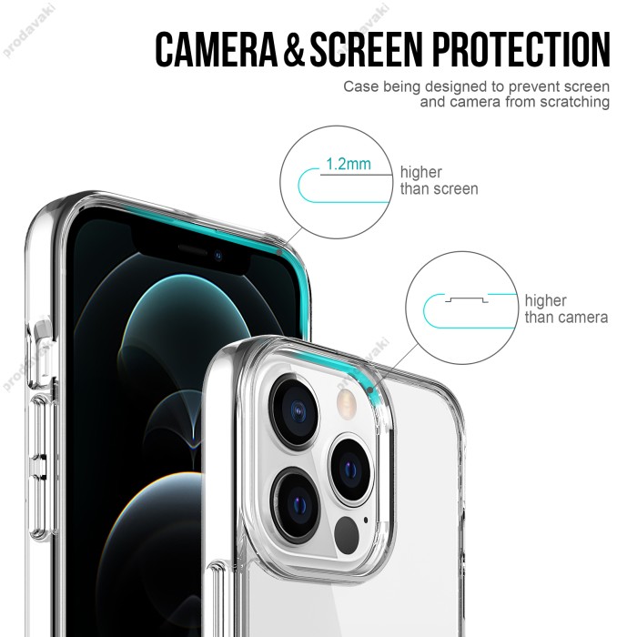 Чохол Space Collection Drop Protection для iPhone 15 Plus прозорий