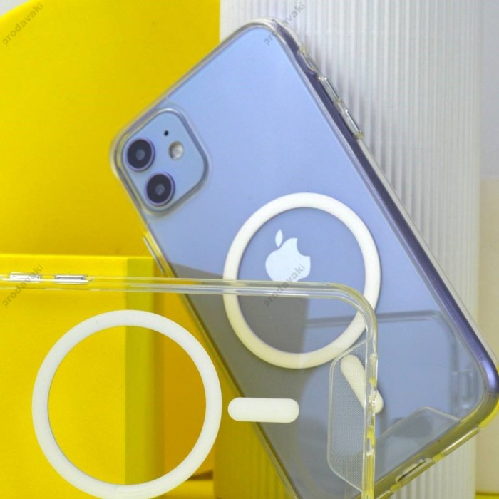 Чохол Space Collection Drop Protection MagSafe для iPhone 15 Plus прозорий