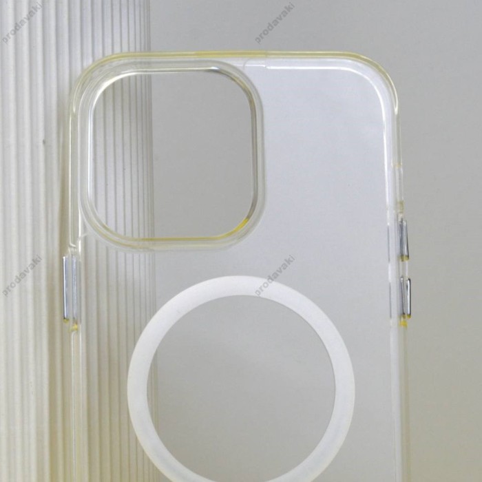 Чохол Space Collection Drop Protection MagSafe для iPhone 15 Plus прозорий