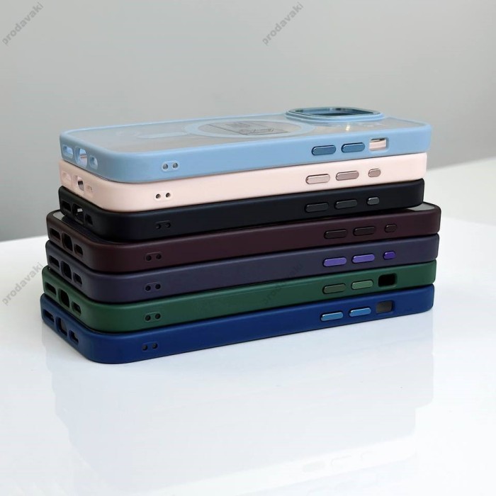 Чохол Color Clear Case with MagSafe iPhone 15 Plus Deep Purple