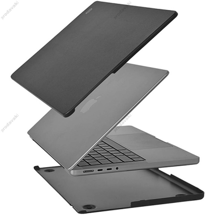 Чохол шкіряний WiWU Leather Shield MacBook Pro 14.2" (2021-2026) Black