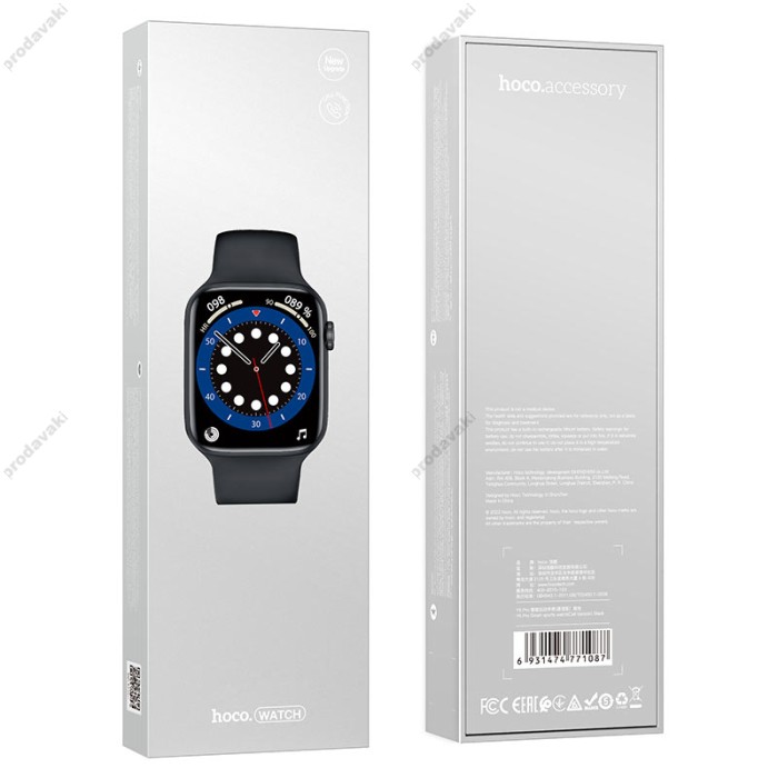 Смарт-годинник Smart HOCO Y5 Pro Smart sports watch (Call Version) black