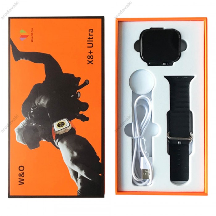 Смарт-годинник Smart Watch X8+ Ultra black