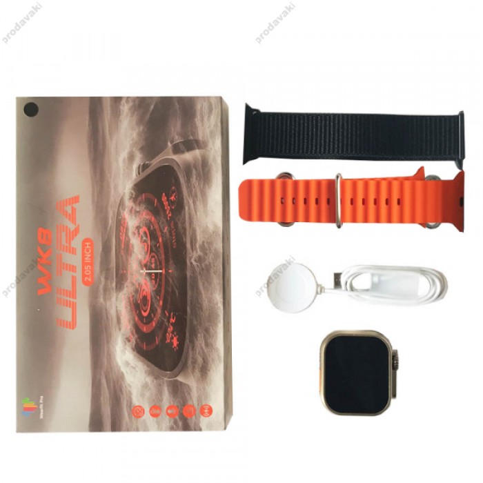 Смарт-годинник Smart Watch WK8 ULTRA orange