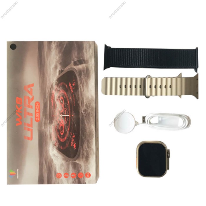 Смарт-годинник Smart Watch WK8 ULTRA white