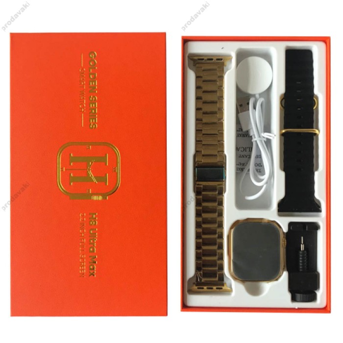 Смарт-годинник Smart Watch H8 ULTRA Max Gold