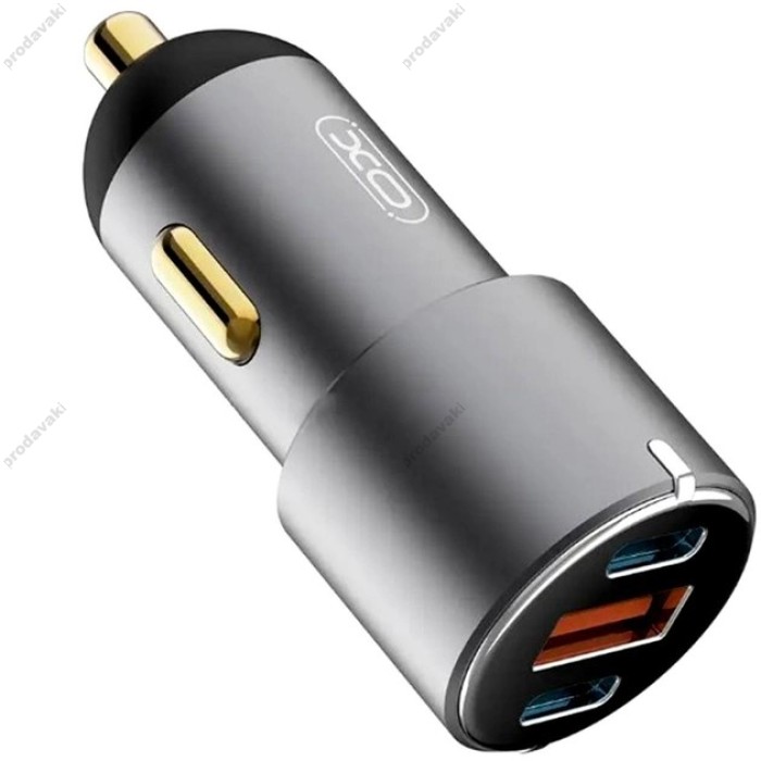 Автомобільний зарядний пристрій XO CC45 60W Black