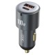 Автомобільний зарядний пристрій XO CC47 QC3.0 100W Black