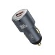 Автомобільний зарядний пристрій XO CC47 QC3.0 100W Black