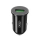 Автомобільний зарядний пристрій XO CC35 1USB 3A 18W Black