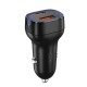 Автомобільний зарядний пристрій XO CC37 PD QC3.0 3A 20W Black