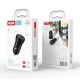 Автомобільний зарядний пристрій XO CC33 QC3.0 18W Black