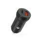 Автомобільний зарядний пристрій XO CC33 QC3.0 18W Black