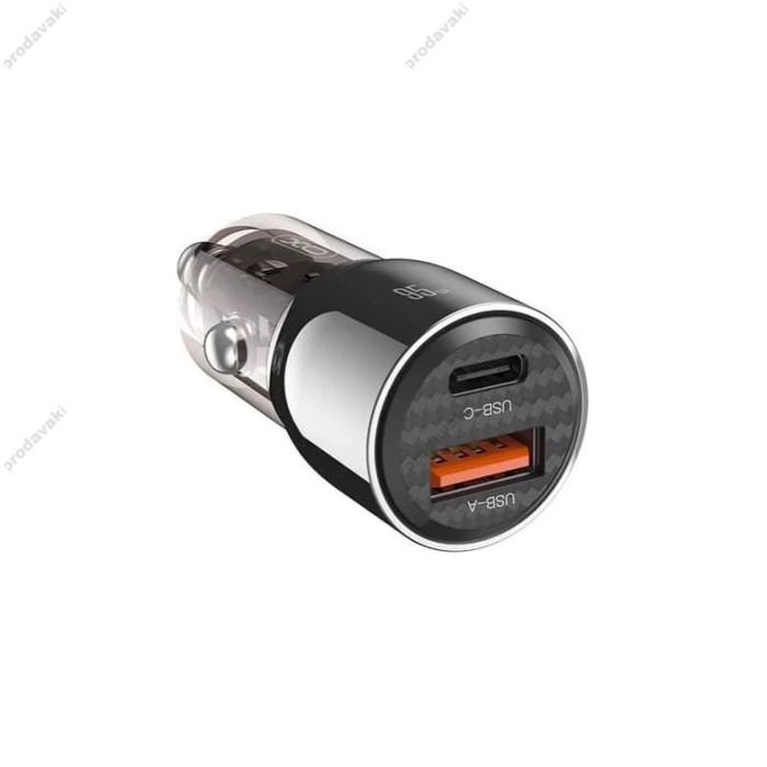 Автомобільний зарядний пристрій XO CC58 car charging 3A 95W Black