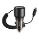 Автомобільний зарядний пристрій XO CC59 car charging built Type-C cable 110W Black