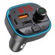 FM - трансмітер XO BCC11 Smart Bluetooth PD 2USB 3.1A black