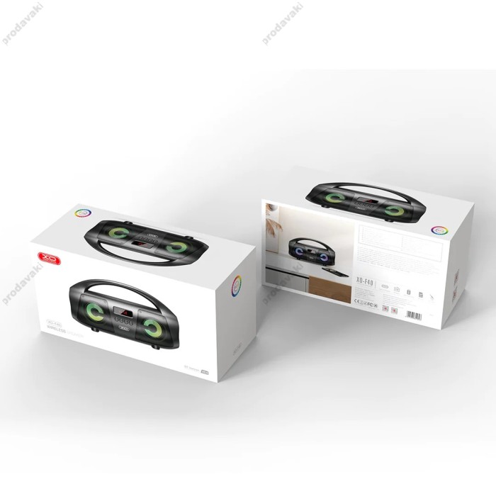 Портативна колонка Bluetooth XO F40 War Drum Portable Outdoor Speaker 10W black