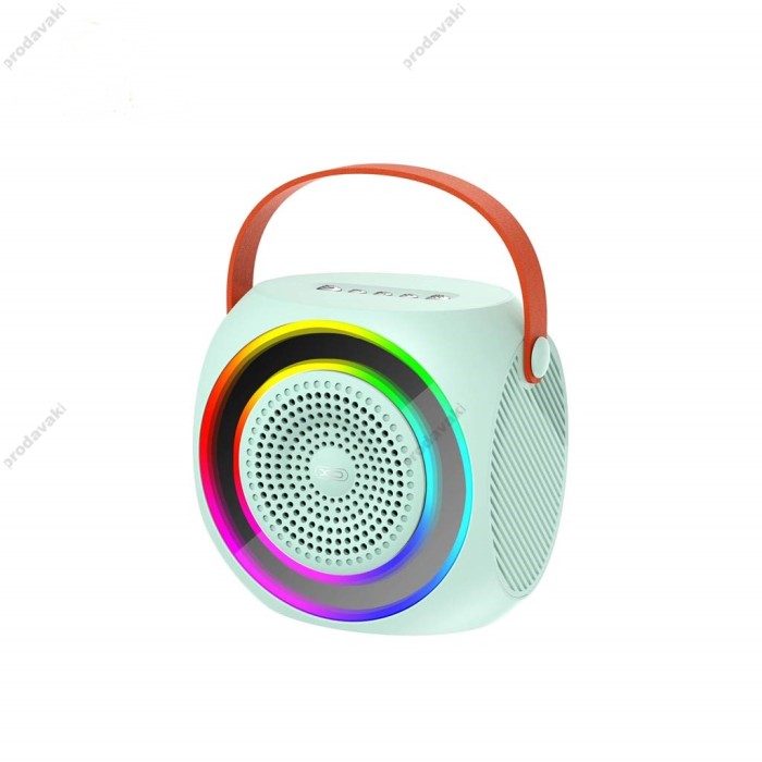 Портативна колонка Bluetooth XO F42 Dazzling RGB Karaoke Stereo 10W Green