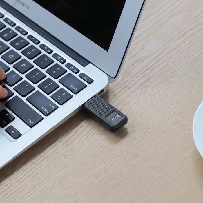 Флеш накопичувач USB HOCO UD6 Intelligent U disk 128Gb matte black