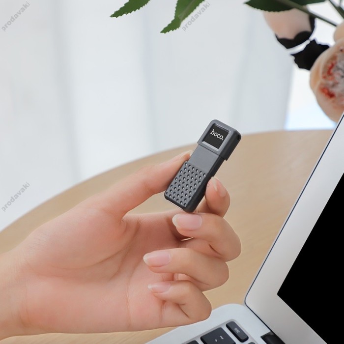 Флеш накопичувач USB HOCO UD6 Intelligent U disk 128Gb matte black