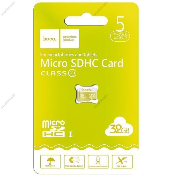 Карта пам'яті microSDHC HOCO TF high speed memory card Class 10 32GB