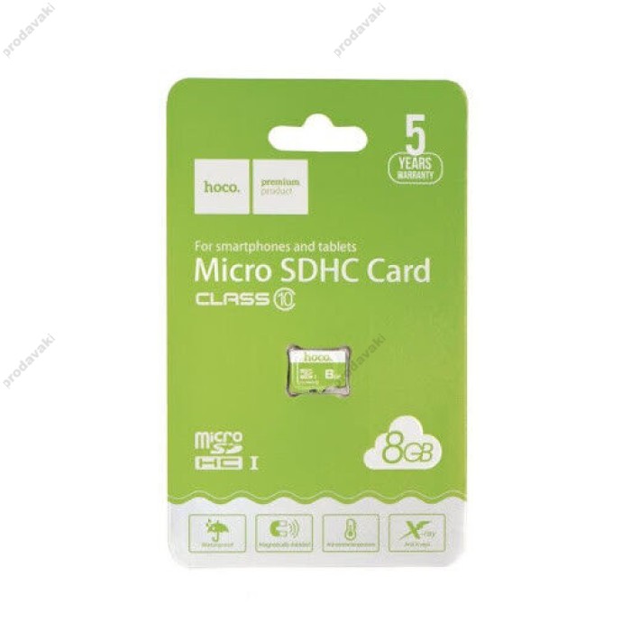 Карта пам'яті microSDHC HOCO TF high speed memory card Class 10 8GB