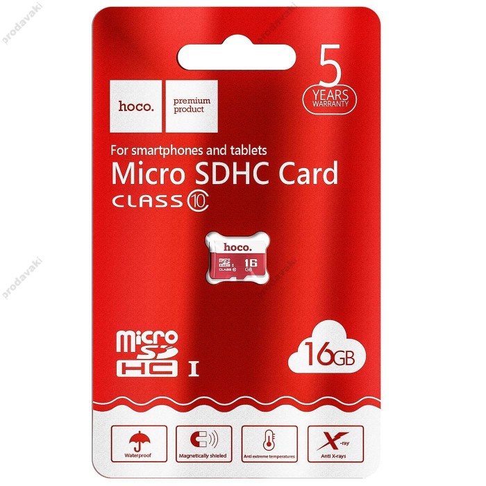 Карта пам'яті microSDHC HOCO TF high speed memory card Class 10 16GB