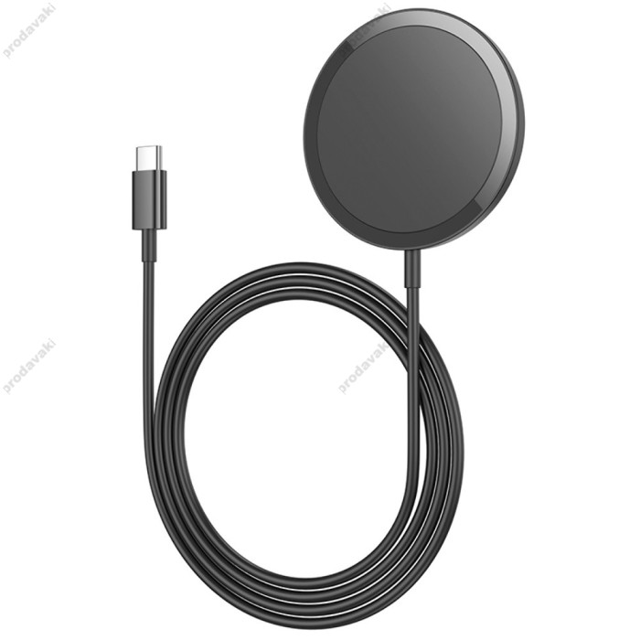 Бездротовий зарядний пристрій HOCO CW52 Enjoy magnetic wireless fast charging Black
