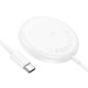 Бездротовий зарядний пристрій HOCO CW52 Enjoy magnetic wireless fast charging White