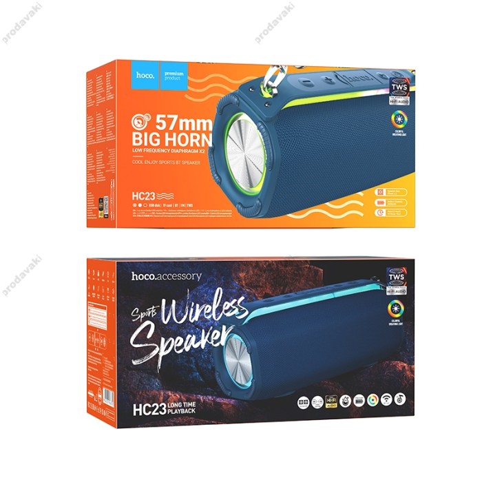 Портативна колонка Bluetooth HOCO HC23 Rick sports BT speaker 10W Blue