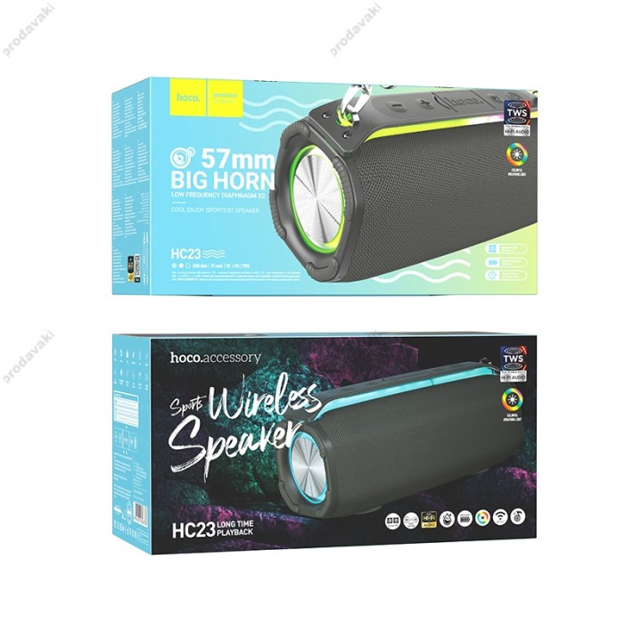 Портативна колонка Bluetooth HOCO HC23 Rick sports BT speaker 10W Gray