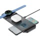 Бездротовий зарядний пристрій HOCO CQ6 Power 3 in 1 wireless fast charger (SAM Watch) Black