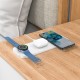 Бездротовий зарядний пристрій HOCO CQ6 Power 3 in 1 wireless fast charger (SAM Watch) White