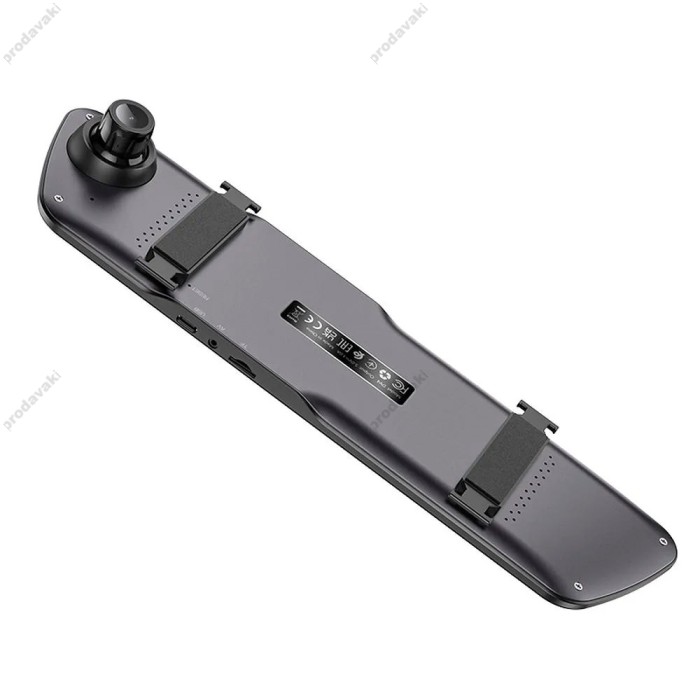 Відеореєстратор HOCO DV4 4.5-inch rearview mirror driving recorder (dual-channel) Black