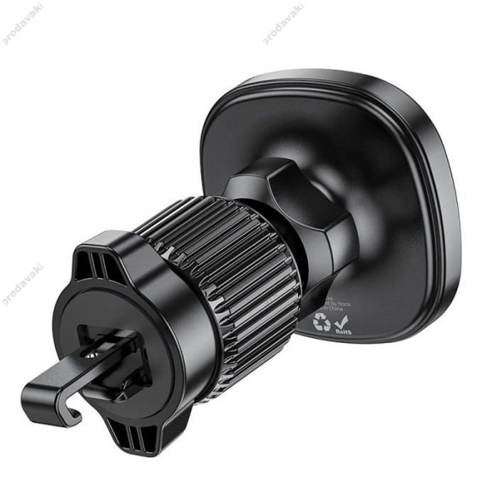 Автомобільний тримач Hoco H34 Cheetah magnetic ring car holder (air outlet) Black
