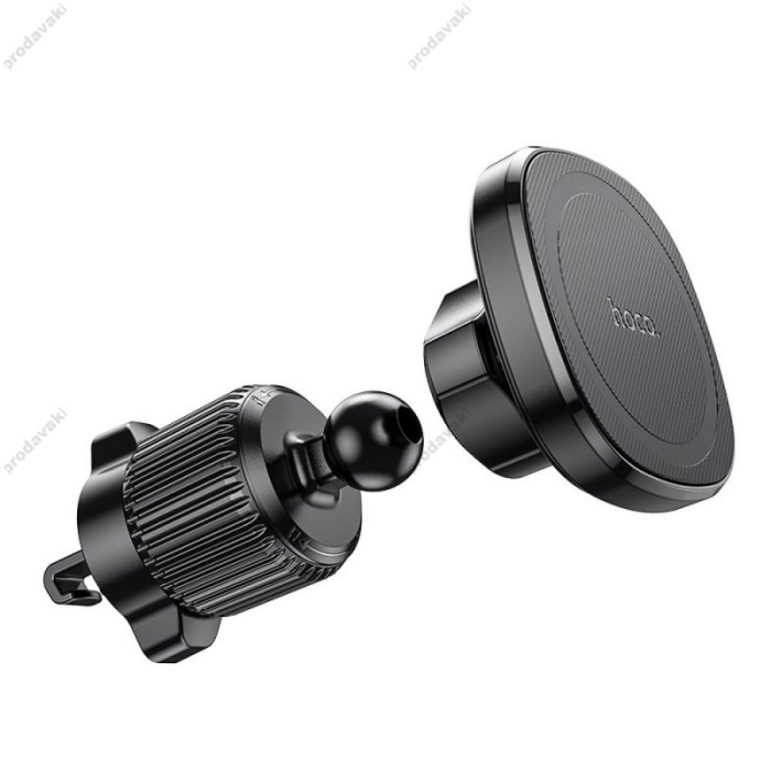 Автомобільний тримач Hoco H34 Cheetah magnetic ring car holder (air outlet) Black