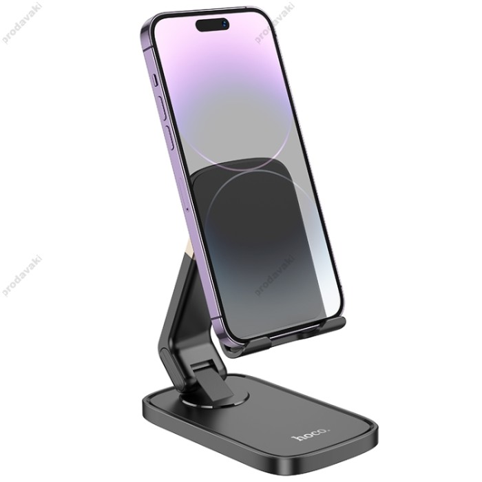 Настільна підставка для телефону Hoco HD8 Blackfish folding desktop stand Black