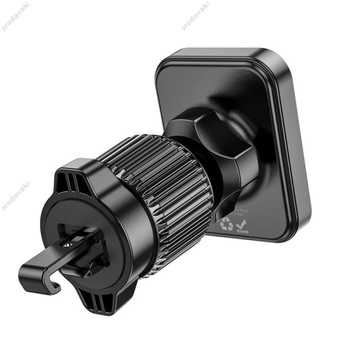 Автомобільний тримач Hoco H32 Cheetah magnetic ring car holder (air outlet) Black