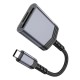 Кардрідер HOCO UA25 2в1 card reader Type-C Grey