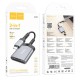 Кардрідер HOCO UA25 2в1 card reader Type-C Grey