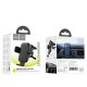 Автомобільний тримач Hoco HW10 Jenny three-axis linkage wireless fast charging car holder (air outlet) Black