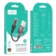 AUX-кабель аудіоадаптер HOCO LS37 Spirit transparent external sound card USB to 3.5mm Black