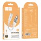 AUX-кабель аудіоадаптер HOCO LS37 Spirit transparent digital audio converter Type-C to 3.5mm Grey