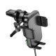 Автомобільний тримач Hoco HW10 Jenny three-axis linkage wireless fast charging car holder (air outlet) Black