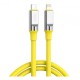Кабель XO NB-Q252A PD 27W/1m Type-c to Lightning Fast Charging Yellow