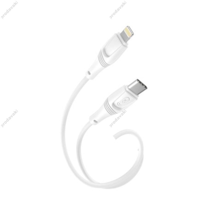 Кабель XO NB-Q239A PD 27W / 1m Zeus Series Type-c to Lightning White