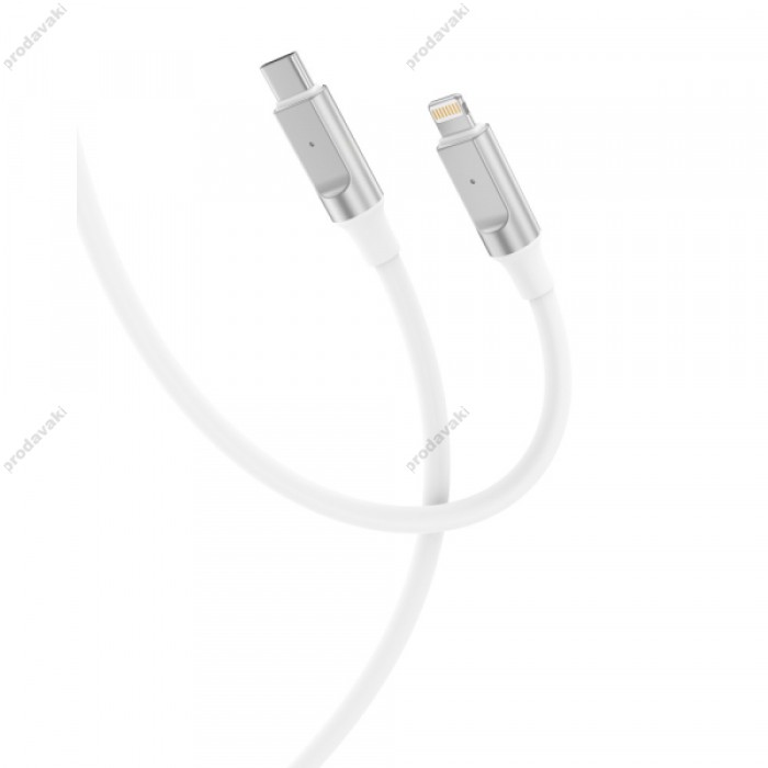 Кабель XO NB-Q252A PD 27W/1m Type-c to Lightning Fast Charging White