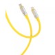 Кабель XO NB-Q252A PD 27W/1m Type-c to Lightning Fast Charging Yellow