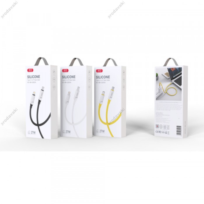 Кабель XO NB-Q252A PD 27W/1m Type-c to Lightning Fast Charging White